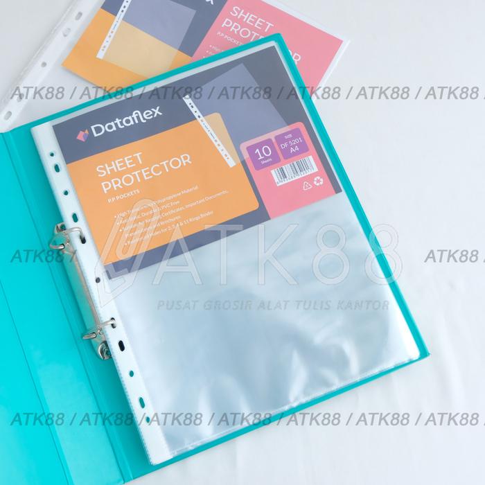 Gambar Map Plastik Dokumen Dataflex A4 / F4 Sheet Protector Data Flex - 10 Lembar - A4 dari Pusat Grosir ATK 88 undefined Tokopedia