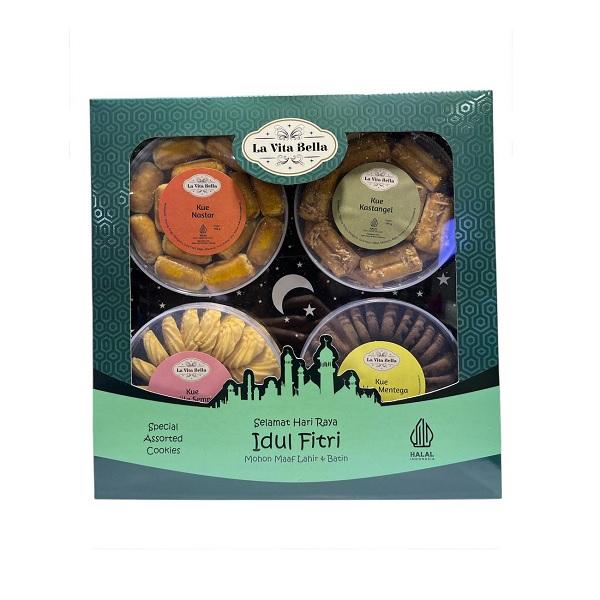 Gambar LA VITA BELLA SPECIAL ASSORTED COOKIES 4'S dari Hypermart Banjarmasin undefined Tokopedia