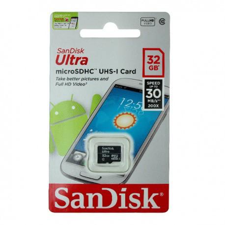 Kartu Memori Memory Kartu Sd Card Sandisk San Disk Ultra Microsd 32gb Class  10 No Adapter Orinal