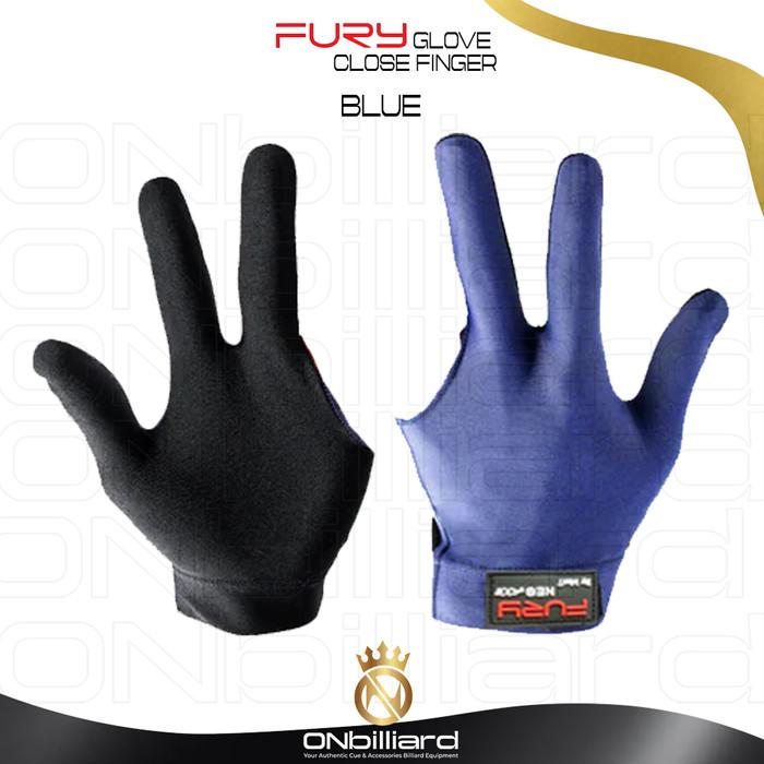 Gambar SALE TERLARIS SARUNG TANGAN BILLIARD BILIAR FURY CLOSE FINGER DELUXE POOL GLOVE READYY - Black dari CupayManay undefined 5 Tokopedia