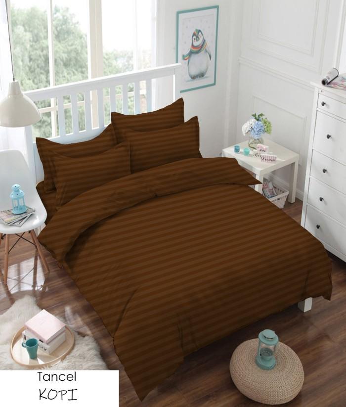 Gambar Sprei Hotel Premium Katun Microsilk Tencel Salur T40 King 180X200X40 Cm - Kopi dari bazarr21 undefined Tokopedia
