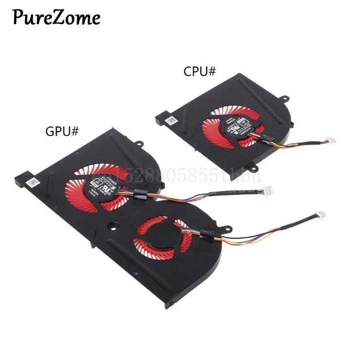 Jual Laptop GPU CPU Cooling Fan for MSI GS63VR GS63 GS73 GS73VR MS