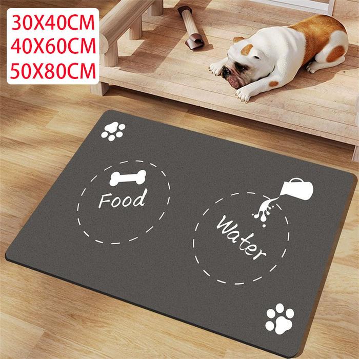 Jual Pet Feeding Mat For Dogs Food Bowl Pad Drinking Feeding