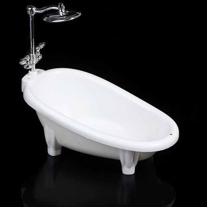 Jual 1/6 Dollhouse Miniature Furniture Mini Bathtub Tub Model Toy