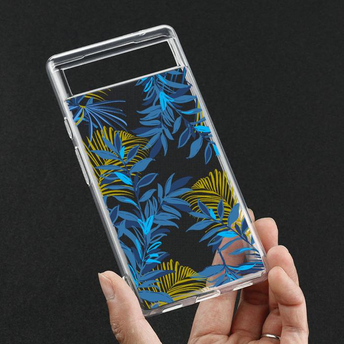 Gambar Palm tree Banana Leaves Plant Flower Phone Case for Google Pixel 7a 6 6a 5G 7 Pro 8 8Pro Cute Tropical Clear Back Cover Fundas - black-4, for Pixel 7Pro dari Next Droid undefined Tokopedia