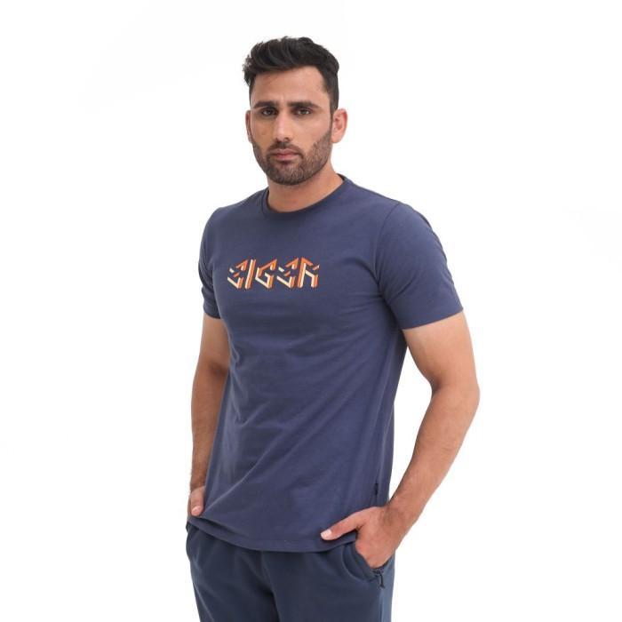 Gambar EIGER DIMENSIONE SS TEES - Navy, S dari Otdor Store undefined Tokopedia