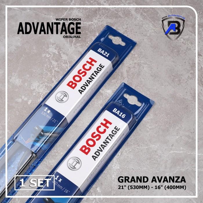 Gambar WIPER BLADE MOBIL AVANZA / XENIA GRAND NEW BOSCH ADVANTAGE 21" - 16" - ADVANTAGE dari sperparthonda1 undefined Tokopedia