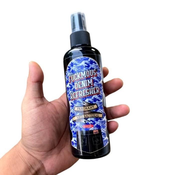 Gambar Refresher Denim Fuckmous 250ml Kualitas Premium Anti Bakteri Ampuh Penghilang Bau & Jamur Pengkaku Denim - 250 ml dari Deza Rambudi Putra undefined Tokopedia