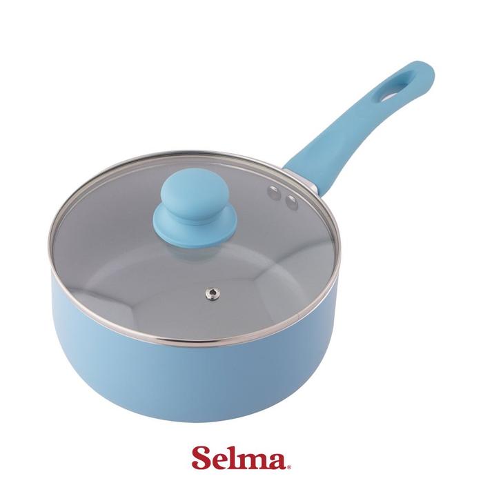 Gambar Selma 20 Cm Oregano Panci Saucepan - Biru - Hijau dari Selma Indonesia undefined 5 Tokopedia