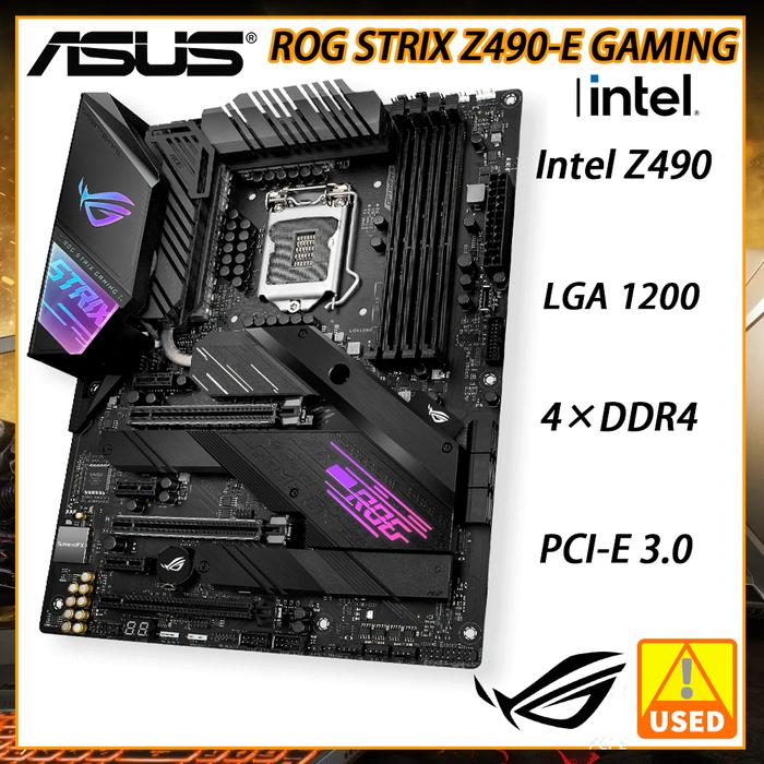 Asus Rog Strix Z490-e Gaming Motherboard Intel Z490 Ddr4 Lga 1200 10th  Generation Corepentiumceleron M2 Sata Iii Hdmi Dp Atx