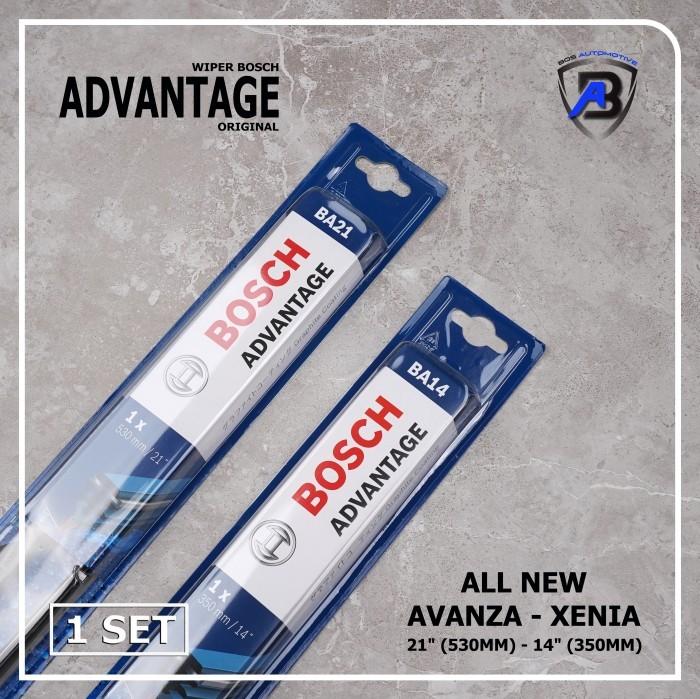 Gambar WIPER BLADE MOBIL AVANZA / XENIA ALL NEW BOSCH ADVANTAGE 21" - 14" - ADVANTAGE dari sperparthonda1 undefined Tokopedia