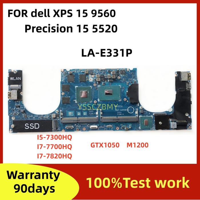 Motherboard Xps 9560 Ssd Upgrade Jual LA-E331P FOR Dell XPS 15