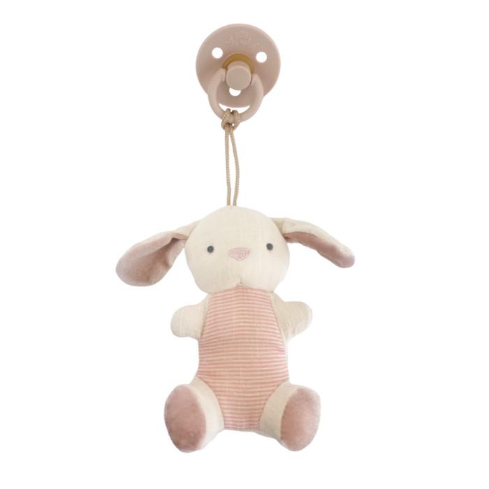 Gambar itzy ritzy | bitzy pal natural rubber pacifier & lovey - bunny dari Bege ID undefined Tokopedia