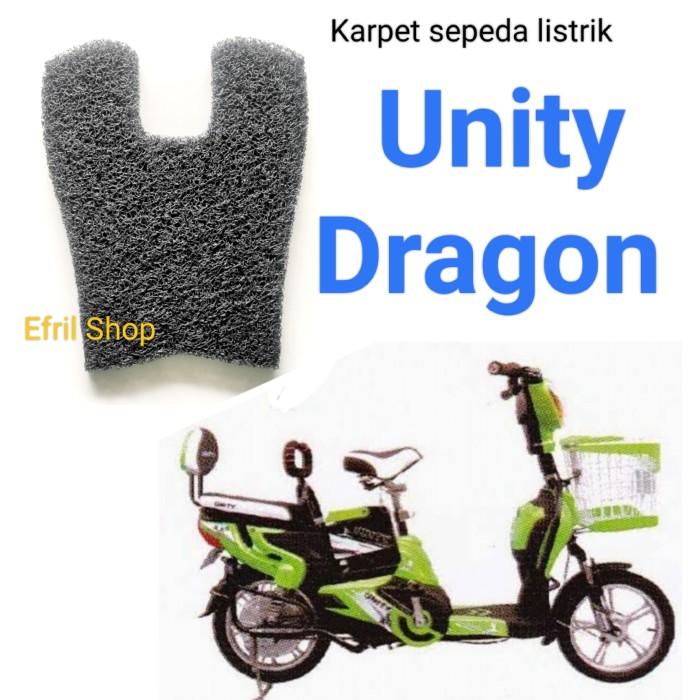 Gambar Karpet sepeda listrik Unity Dragon Karpet selis Unity Dragon - Hitam dari Toko Efril Shop undefined Tokopedia