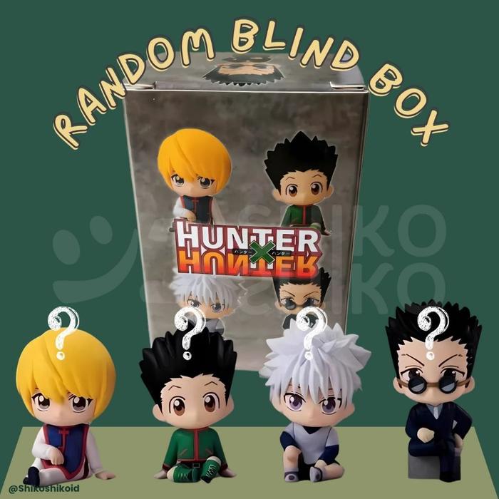 Gambar BBFhxh Blind Box Hunter X Hunter Mistery Box Random Pick Lucky Box Gon Kilua Kurapika Leorio Action Figure Chibi Lucu Duduk Sitting Topping Kue Dekorasi Desktop Mobil - Random, Acak dari Shikoshiko undefined Tokopedia