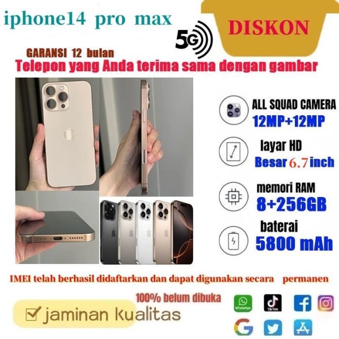 Gambar iphone 14 pro max second 512gb 256gb 128gb 64gb ganti housing xr minus original all operator mulus - Cream, 32 gb dari sofiney undefined Tokopedia