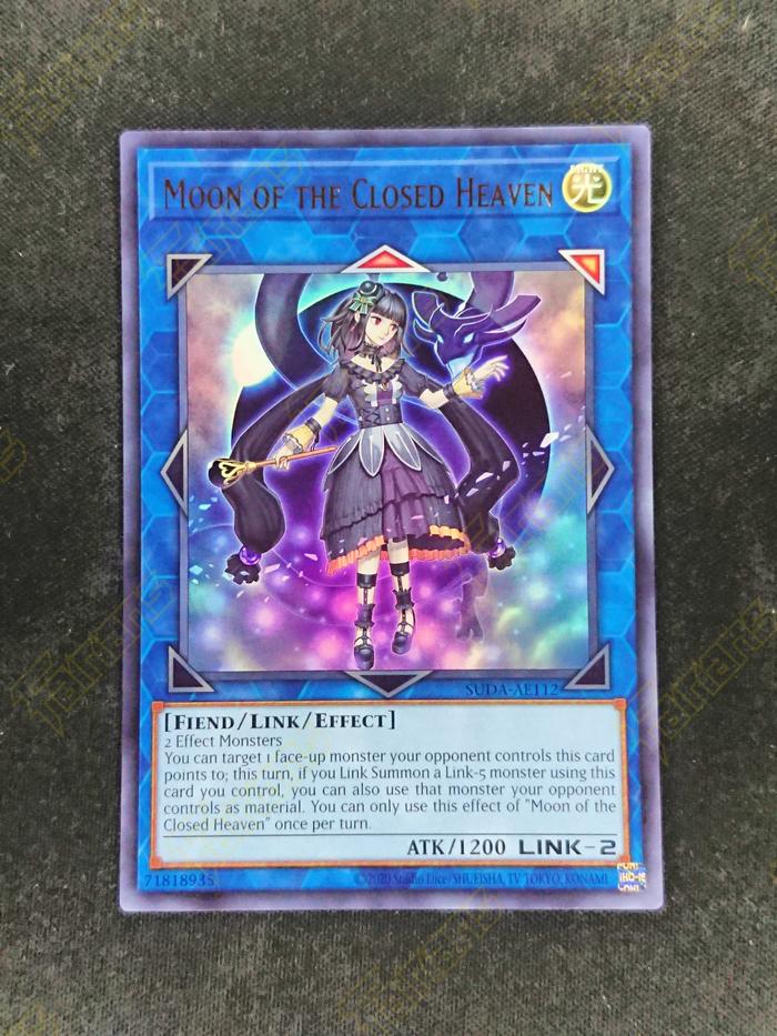 Gambar YuGiOh AE SUDA-AE112 Moon of the Closed Heaven - Ultra Rare dari Fairians Card Game Merchant undefined Tokopedia