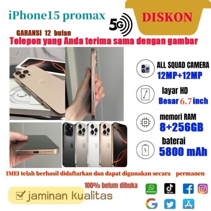 Gambar 1 iphone 15 pro Max 256gb 128gb 64gb bisa game ganti housing xr bypass minus mulus second original ful 1lset - Hitam, 128 gb dari sofiney undefined Tokopedia