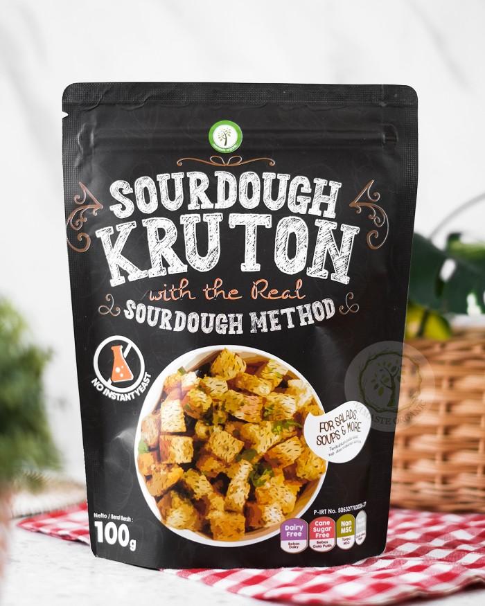 Gambar SOURDOUGH KRUTON - SAVORY BAKED BREAD WITH REAL SOURDOUGH METHOD 100GR dari MOUNTIQU undefined Tokopedia