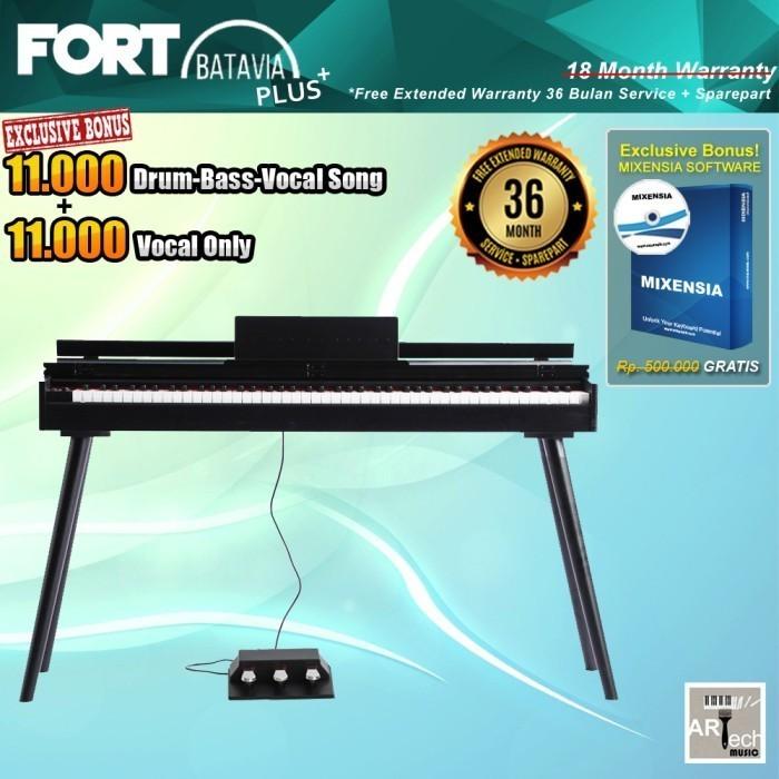 Gambar Digital Piano Fort Batavia PLUS / BataviaPLUS Garansi Resmi - PAKET A, White dari Artech Music undefined Tokopedia