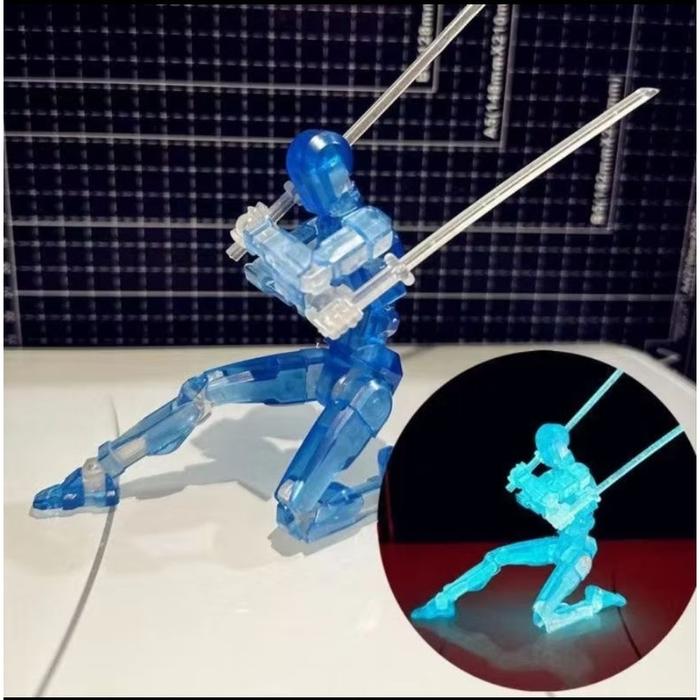 Gambar Mainan Dummy 13 Action Figure artikulasi sendi 3D - luminous Color dari lianhaco undefined Tokopedia