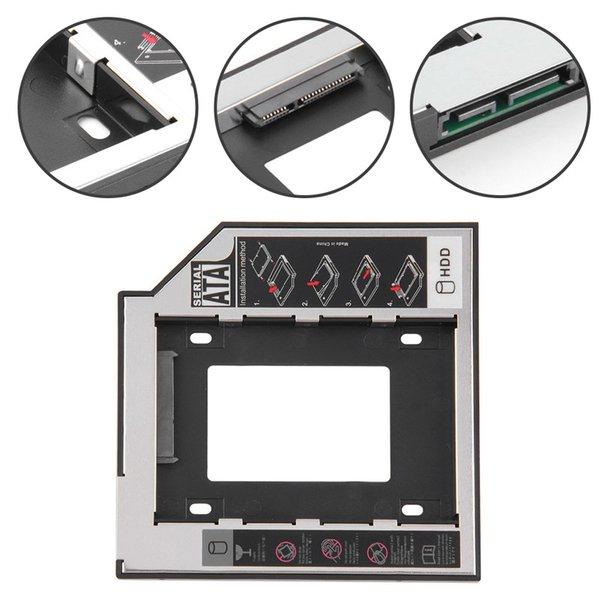 Xdd 95 127mm Sata 2nd Hdd Ssd Hard Drive Caddy Adapter Untuk Dvd Rom Cd Rom  Hdd Sata Sdd Braket Hard Disk