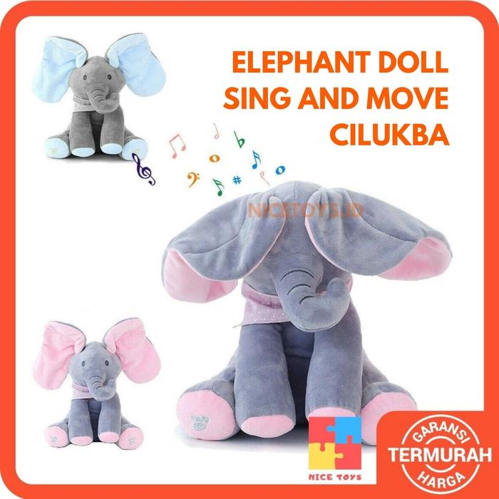 Gambar New Boneka Boneka Peek a Boo Elephant Doll Sing And Move Cilukba Boneka Gajah Bernyanyi dan Bergerak Cilukba Boneka Gajah Boneka Lucu Boneka Bersuara Boneka Bayi Boneka Anak dari dioodino undefined Tokopedia