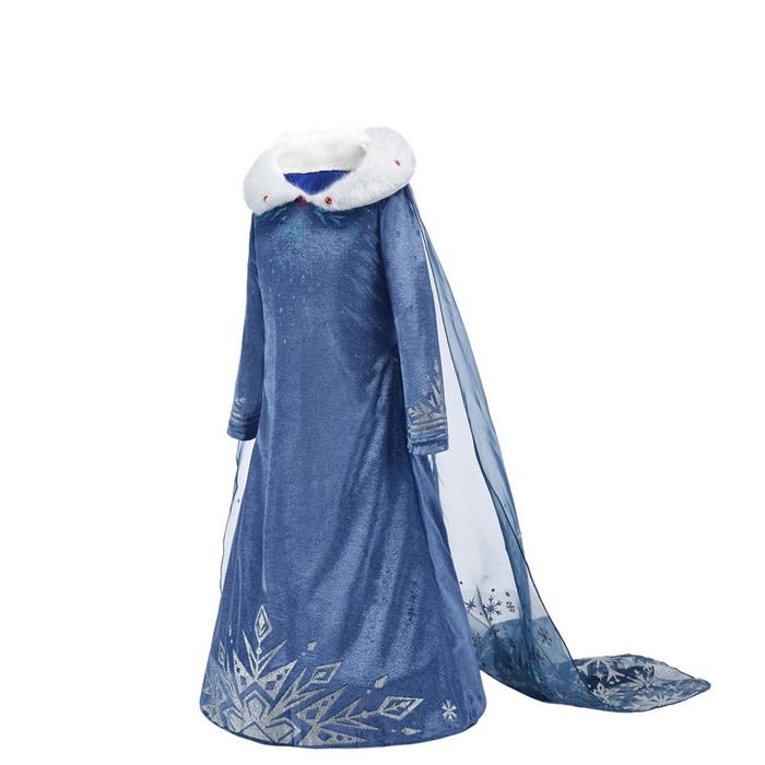 Jual Children Snow Queen Princess Dress Winter Girl Elsa Costume