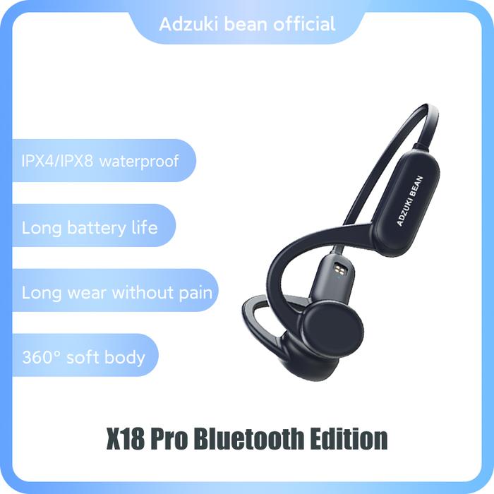 Jual Adzuki bean Bone Conduction Bluetooth Earphone Swimming IPX8