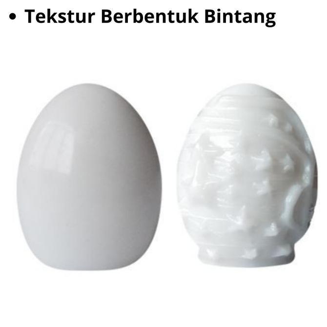 Gambar vortexmex D778 Tenga Egg silikon mastrubation alat bantu pria dewasa New -- - Putih dari Hefrina Shop undefined Tokopedia