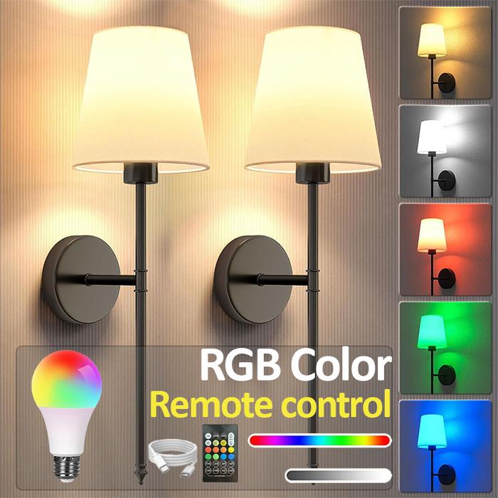Jual American Retro Wall Lights LED Packs Wall Lamp RGB Colors