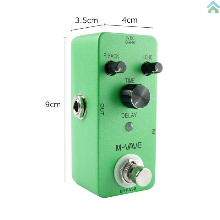 Gambar M-vave Pedal Efek Gitar Elektrik Analog Delay Echo Klasik QQ dari sriasihshope undefined Tokopedia