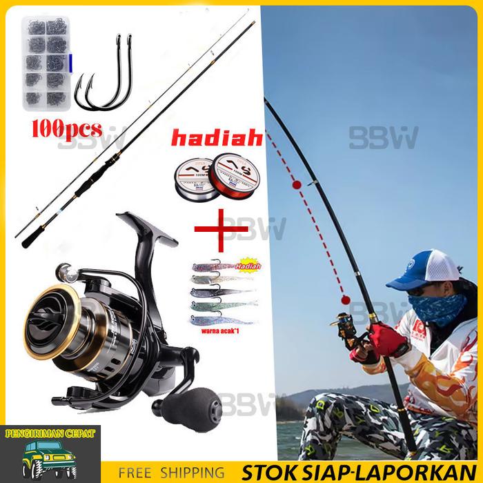 Gambar Joran Pancing Set Dengan Bahan Serat Karbon 1.6M/1.8M/2.1M/2.4M Joran Pancing Carbon Pancing Set Lengkap Untuk Spinning Fishing Reel Set Setelan Pancing Max dragkg Joran pancing Set 1.65M Spinnin 1.65-2.1M Berongga Joran Pancing Set - Gold 1.8M+HE500 dari Luviduvi undefined Tokopedia