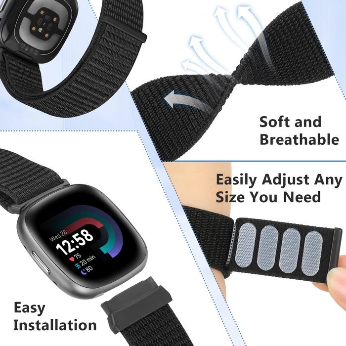 Jual Strap for Fitbit Versa band accessories Nylon loop