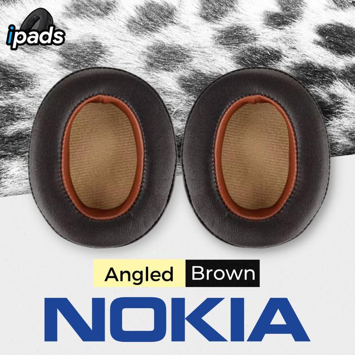 Gambar Earpad Earcup Ear Cushion Nokia HP 101 HP101 Busa Foam Bantalan - Angled Brown dari iPads. undefined Tokopedia