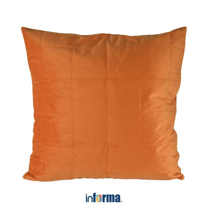 Gambar Informa Sarung Bantal Sofa 55X55 cm Stitch Rectangle - Abu-Abu Dekorasi Rumah Pelindung Sofa Bantal Kursi Cover Aksesori Ruang Tamu - Oranye dari Informa Indonesia undefined Tokopedia