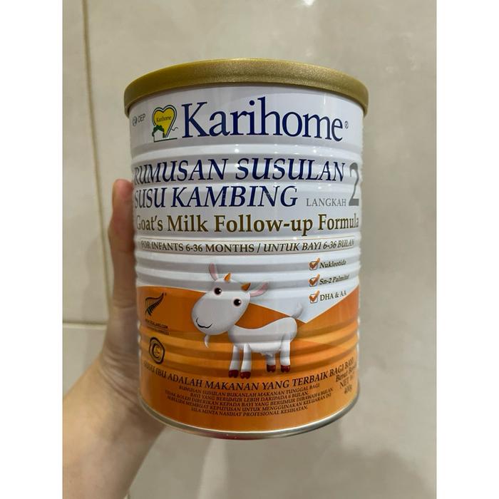 Gambar KARIHOME Goat Milk Susu Kambing Growing Up Formula Step 2 400g dari Algeria Store undefined Tokopedia