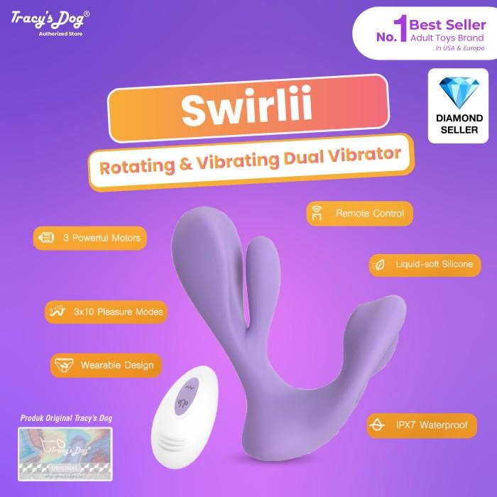 Gambar GRATIS ONGKIR TRACY DOG SWIRLII - ROTATING & VIBRATING DUAL - TOY KODE 62 - Swirlii dari ababiltoko undefined Tokopedia
