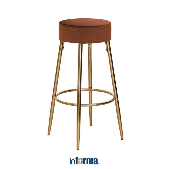 Gambar Informa Wichita Bangku Bar - Hitam Kursi Tinggi Tempat Duduk Konter Kursi Cafe Minibar - Cokelat dari Informa Indonesia undefined Tokopedia