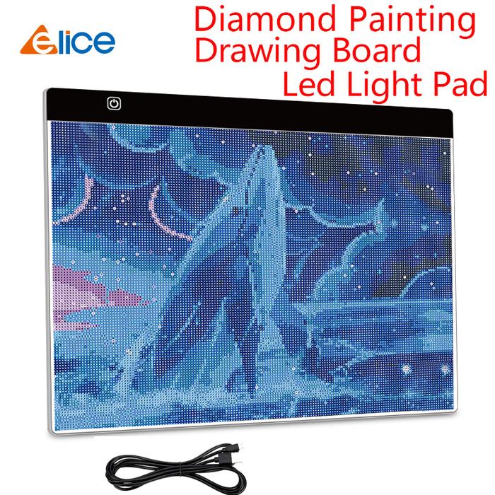 Jual Elice LED Light Pad for diamond painting Artcraft Tracing