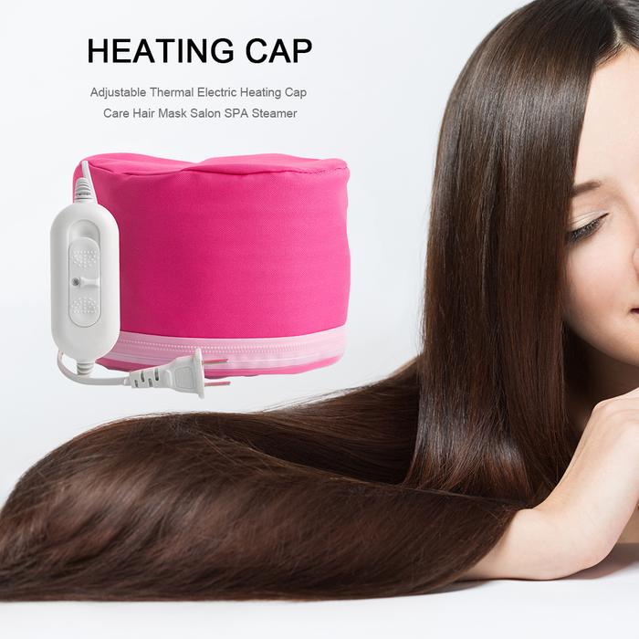 Hair Steamer Cap Hair Heat Treatment Cap With Level Temperature Control  220v With Intelligent Protection For Hair Spa Home Use