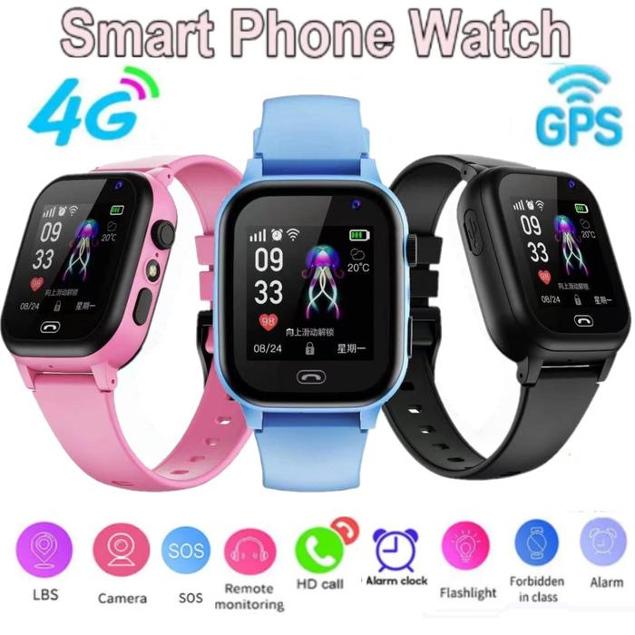 Kids 4g Smart Watch Sos Gps Location Video Call Sim Card For Children  Smartwatch Camera Waterproof Watch For Boys Girls Relojes - Main Image