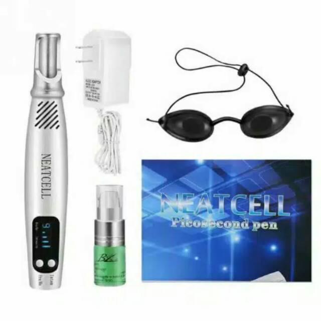 Gambar satu set alat laser sinar listrik penghilang bekas tato jerawat tahi lalat removal neatcell tatto dari speedsho undefined Tokopedia