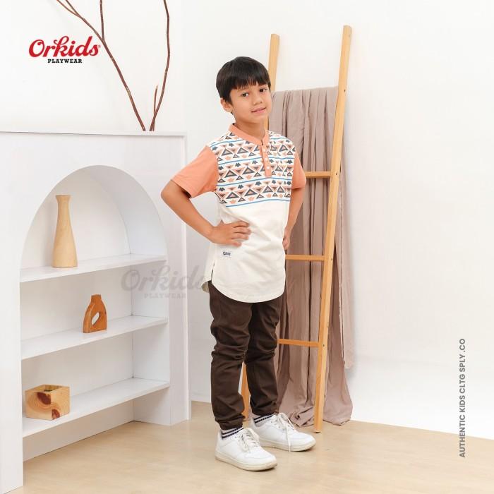Gambar Baju Koko Anak Laki Laki Kaos Kurta Anak Kerah Sanghai Orkids Fateh dari CV KARYA GEMILANG undefined Tokopedia