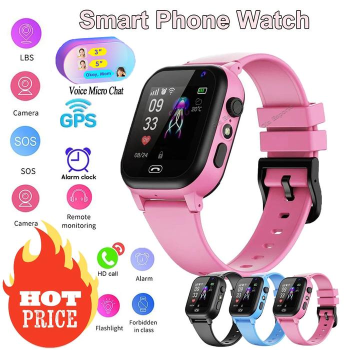Jual Kids Smart Watch SOS Wifi GPS Location 2G Video Call For