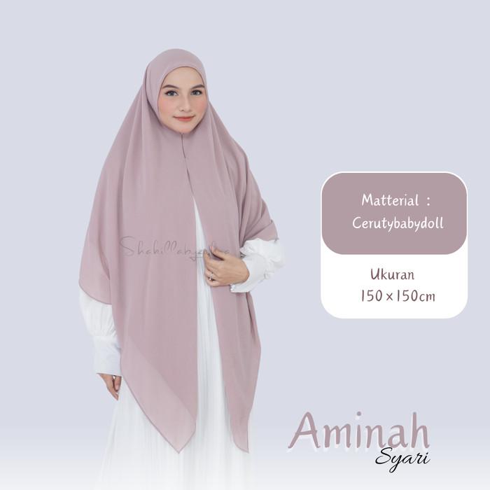 Gambar NEW COLLECTION JILBAB SEGI EMPAT INSTAN RESLETING JUMBO HIJAB SEGITIGA INSTANT ZIPPER SYARI CERUTY BABYDOLL KERUDUNG SEGIEMPAT dari Halya Official undefined Tokopedia