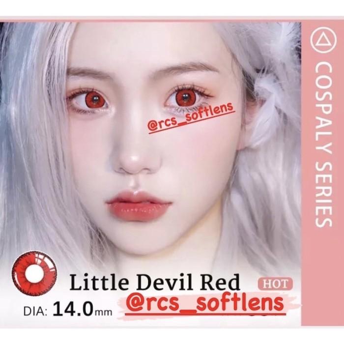 Gambar RCS - Softlens cosplay halloween softlens warna merah - DEVIL RED dari EYE 5758 undefined Tokopedia