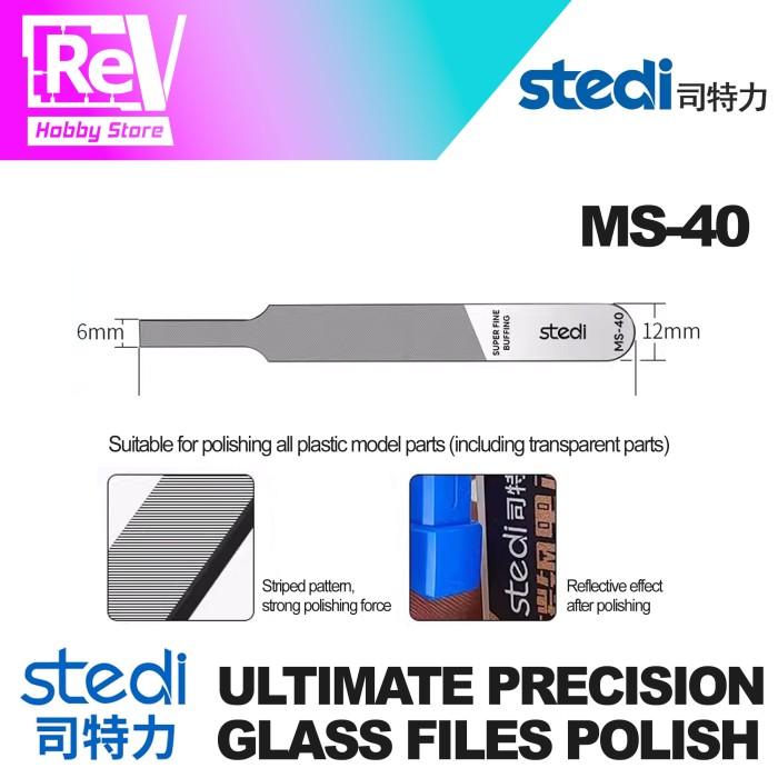 Gambar STEDI TOOLS SIREN POLISHING PRECISION GLASS FILE GUNDAM MODEL KIT - MS40 dari RevhobbySurabaya undefined Tokopedia