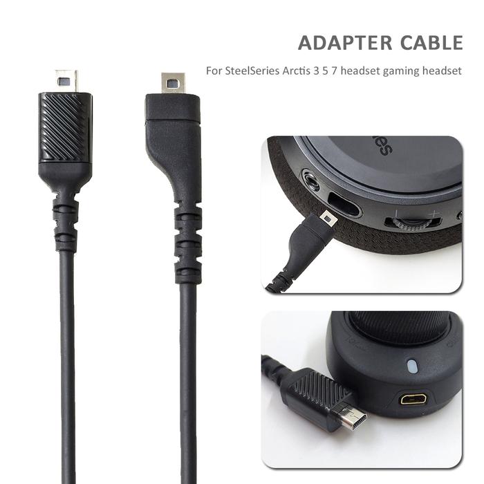 Sound Card Audio Cable35mm Male To Female Adapter For Steelseries Arctis 