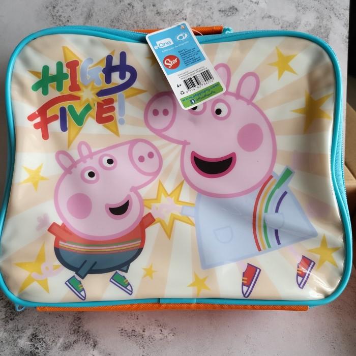 Gambar || PROMO ~`~ Lunch box Bag licensed original Paw patrol frozen bluey cocomelon ||~~~ - peppa pig dari MELISSA ST undefined Tokopedia